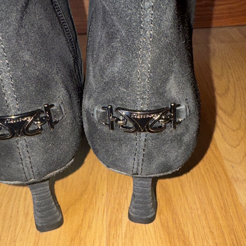 Circus by Sam Edelman WIDE CALF size 9.5 Women’s Black Heeled Boots sexy - Picture 5 of 11